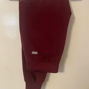 Figs Zamora Scrub Pants- Maroon